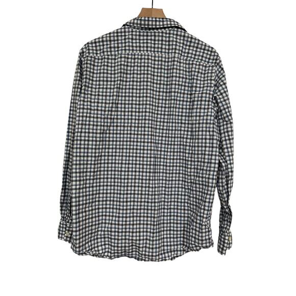 Banana Republic Factory Mens Standard Fit Soft Wash Checked Shirt Size Large - Picture 6 of 6